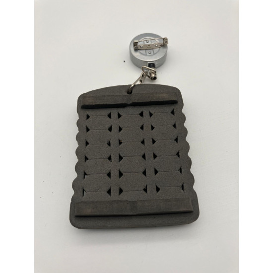 FLY PATCH FOR VEST WITH CLIP