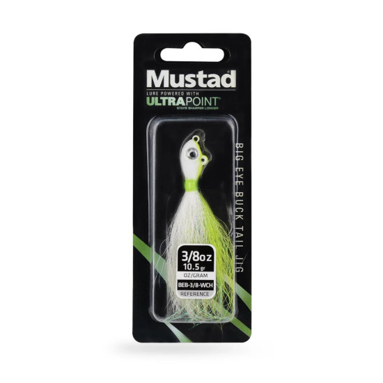 MUSTAD BIG EYE BUCK TAIL JIGS 4 0Z X 112GR MUSTAD BIG EYE BUCK TAIL JIGS 4 0Z X 112GR