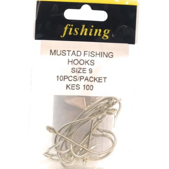 MUSTAD FISHING HOOKS SIZE 10