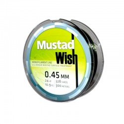 MUSTAD WISH 0.45MM X 24LB/10.9KG/300MTRS
