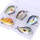 5pcs Mini Fish Bass Fishing Lure