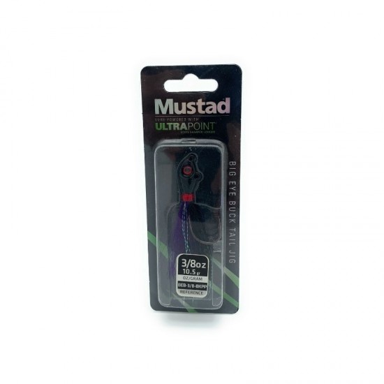 MUSTAD BIG EYE BUCKTAIL JIG 3/8 OZ BEB-3/8-WCH MUSTAD BIG EYE BUCKTAIL JIG 3/8 OZ BEB-3/8-WCH