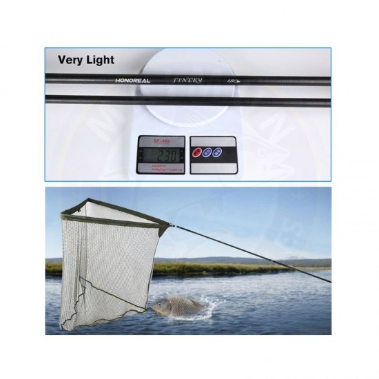 CARP SCOOP NET OLIVE 1.8M