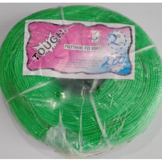 PE ROPE 2MM X 200 METERS 