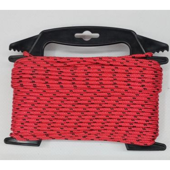 POLYESTER BRAIDED ROPE 4MM X 30 METERS 