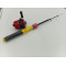 KIDS FISHING ROD AND REEL COMBO YELLOW AND RED