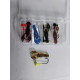 SOFT BAIT SET 5 PC EACH COLOR + HOOKS