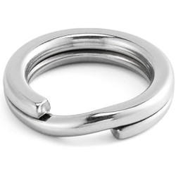 STAINLESS STEEL SPLIT RINGS SIZE 0 10PCS/PKT