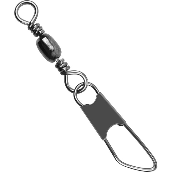 SWIVELS WITH SNAPS SIZE 8 5PCS/PKT