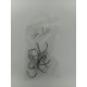 TREBLE HOOKS SIZE 4 5PCS/PKT