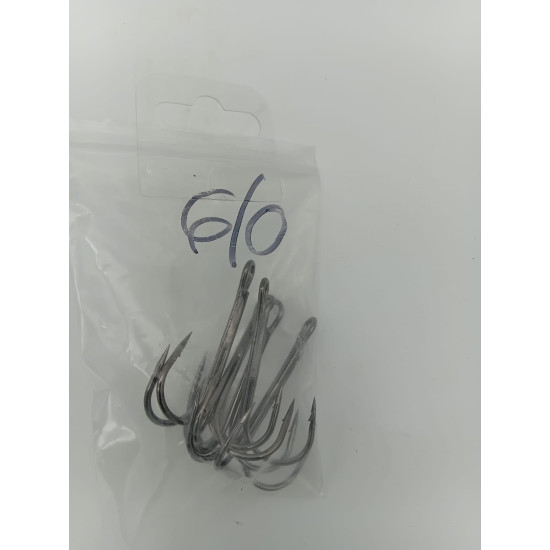 TREBLE HOOKS SIZE 6/0 5PCS/PKT