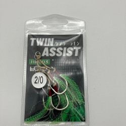 TWIN ASSIST HOOK SIZE 2/0