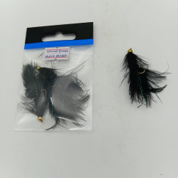 WOOLLY  BUGER BLACK BENDED