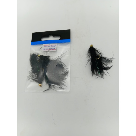 WOOLLY  BUGER BLACK BENDED