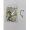 MUSTAD WORM HOOK SIZE 2/0 38105NP-BN-2/0
