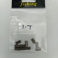 ALUMINIUM SLEEVES 1.7MM X 10PCS/ PKT