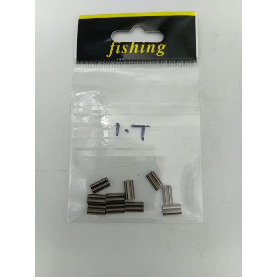 ALUMINIUM SLEEVES 1.7MM X 10PCS/ PKT