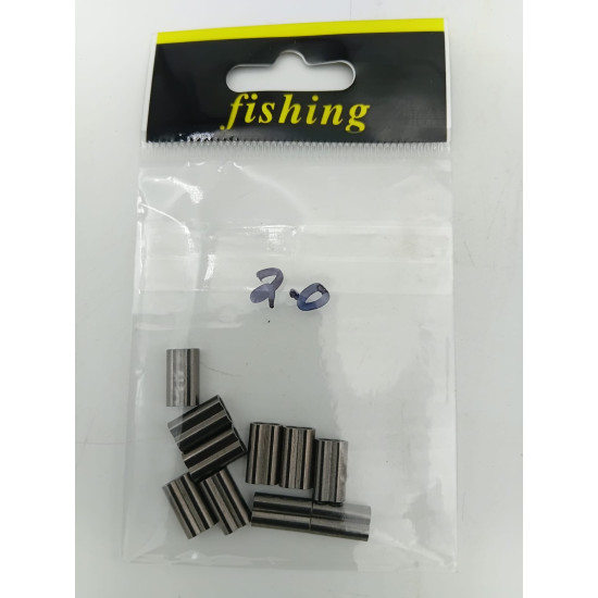ALUMINIUM SLEEVES 2.0MM X 10PCS/ PKT