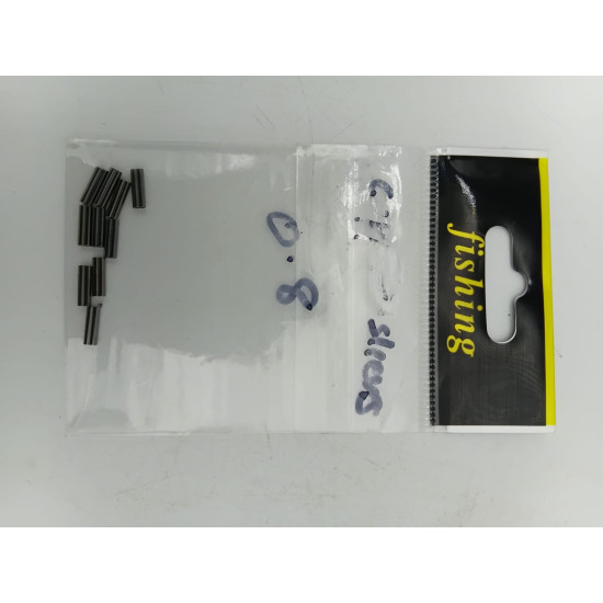ALUMINIUM SLEEVES 0.8MM X 10PCS/ PKT