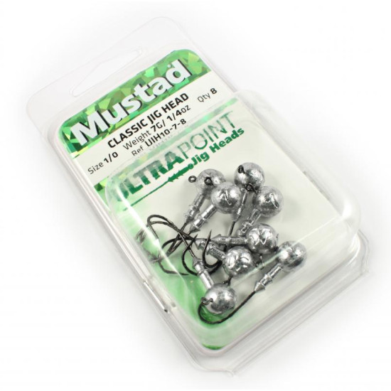 MUSTAD CLASSIC JIG HEAD SIZE 3/0 MUSTAD CLASSIC JIG HEAD SIZE 3/0